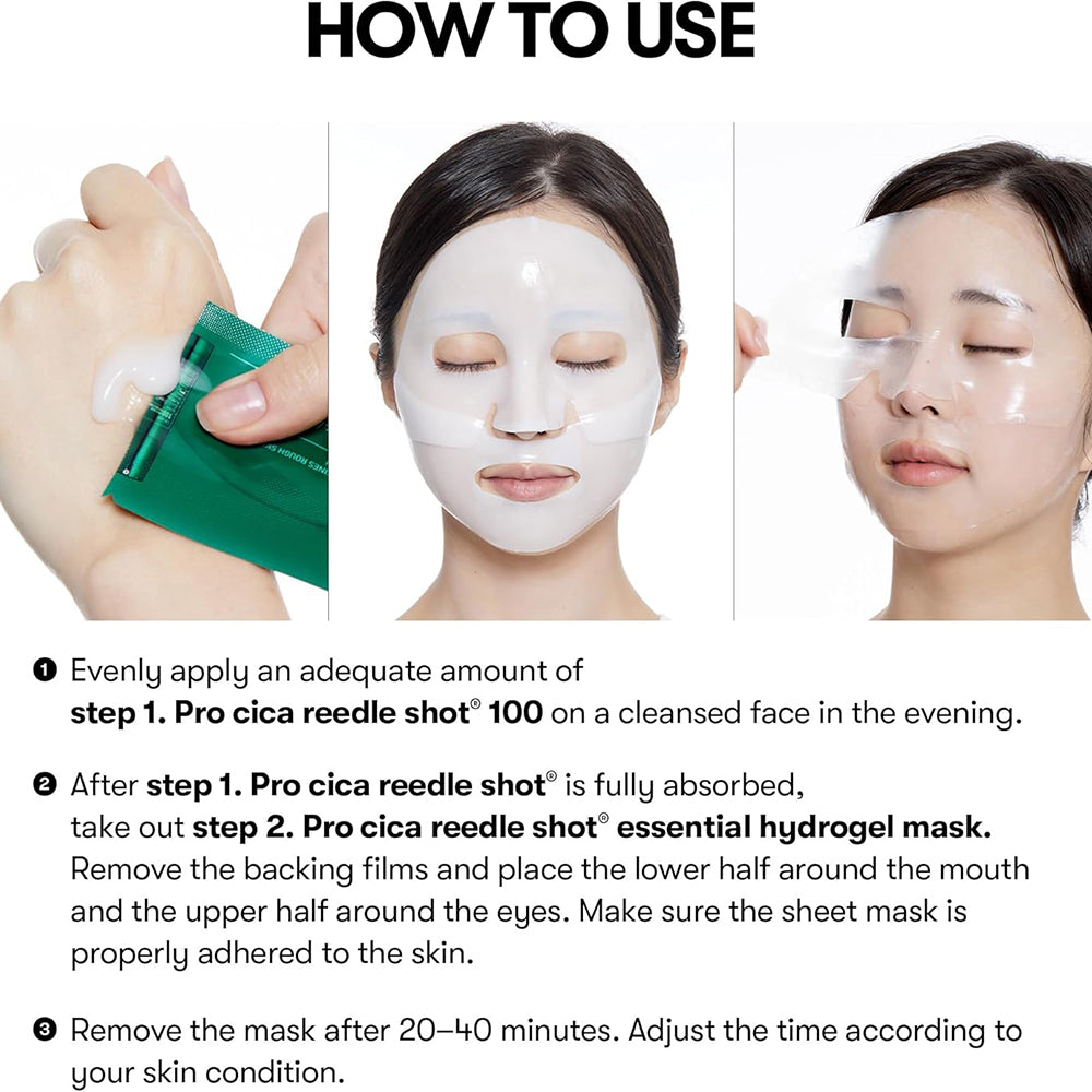VT COSMETICS Pro Cica Reedle Shot 100 2-Stufen Hydrogel Maske