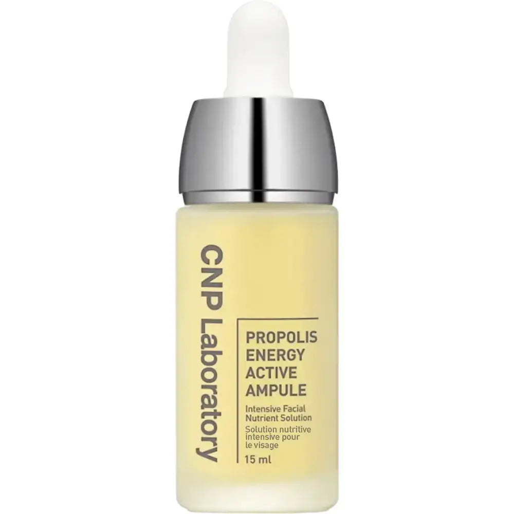 CNP LABORATORY Propolis Energy Active Ampulle - Gesichtsserum formuliert mit Propolis-Extrakt und Madecassoside, das zur Revitalisierung und Beruhigung der Haut beiträgt - 15 ml