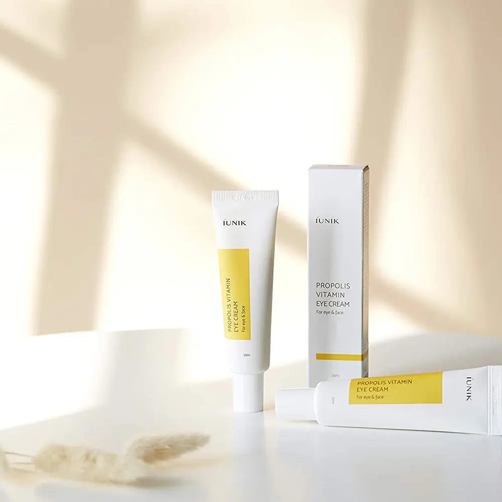 IUNIK Propolis Vitamin - Augencreme mit Propolis-Extrakt und Sanddornfrucht-Extrakt - 30 ml