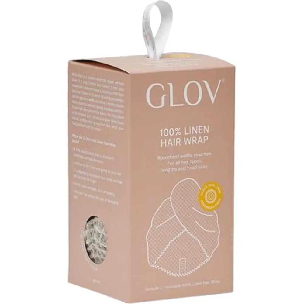 GLOV Hair Care Prosop pentru Par Linen - Uscare Rapida si Protectie Antirupere, 100% In Natural, 1 buc