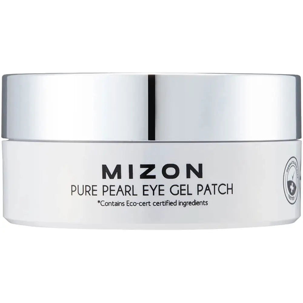 MIZON Pure Pearl Eye Gel - Augenpads mit weißem Perlenextrakt und Niacinamid zur Aufhellung, Hydratation und Straffung der Augenpartie, Reduzierung von Mattheit, feinen Linien und Augenringen - 60 Stück