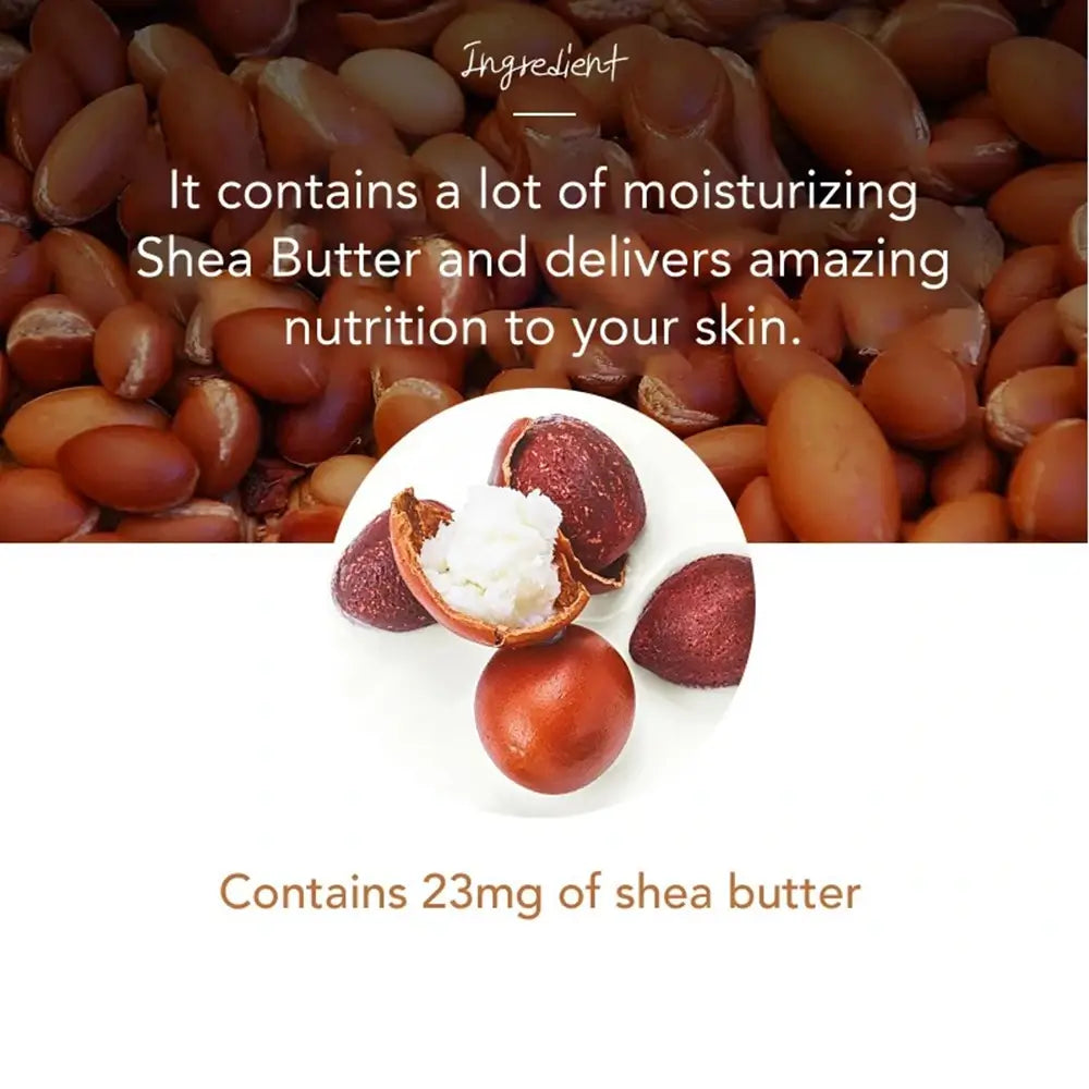 NATURE REPUBLIC Real Nature Feuchtigkeitsspendende Faltenmaske mit Sheabutter - Intensive Feuchtigkeit und beruhigender Effekt, 23 g