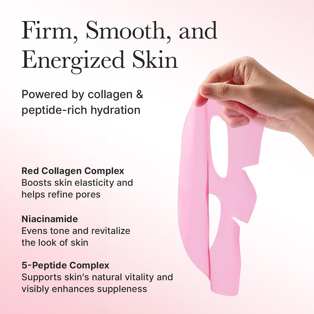 Rote Kollagen-Gelee-Hydrogel-Maske Gesichtsmaske 25 g