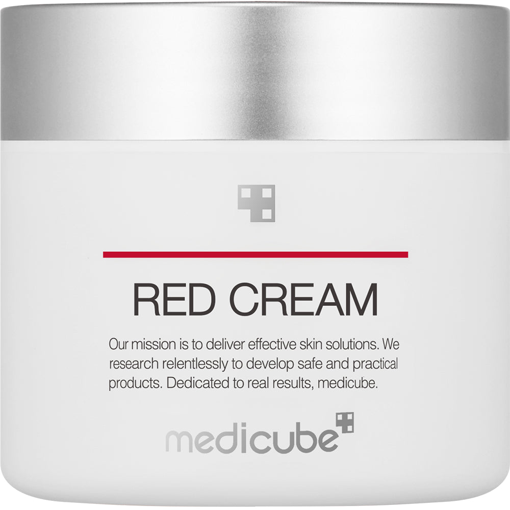 MEDICUBE Red Cream 2.0 - Gesichtscreme mit Salicylsäure und Niacinamid zur Kontrolle von überschüssigem Talg und zur Hautpflege - 50 ml