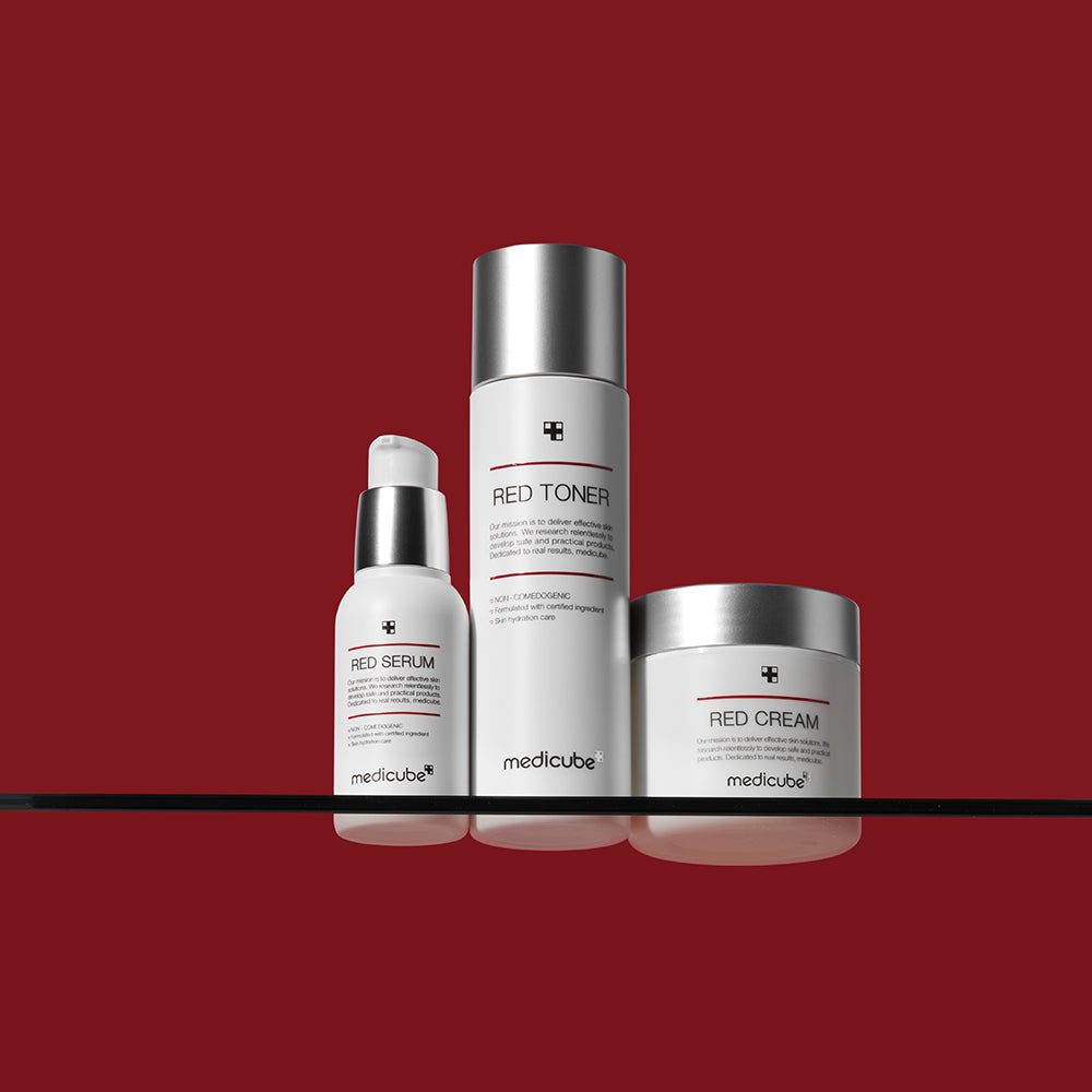 MEDICUBE Red Toner 2.0 - Gesichtstoner mit BHA Salicylsäure und Zink PCA zur sanften Peeling und Talgkontrolle - 100 ml