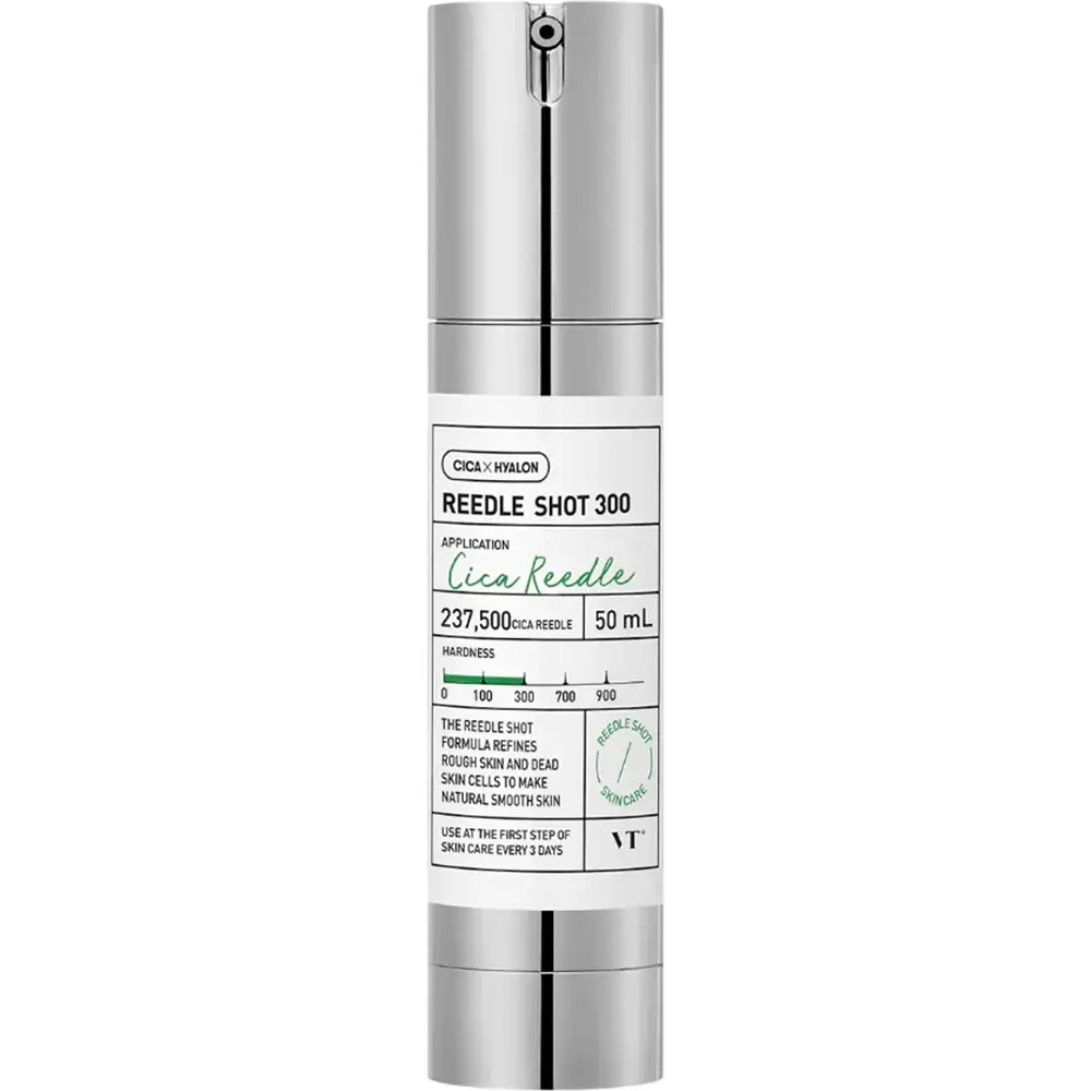 VT COSMETICS Reedle Shot 300 - Gesichtsserum mit Centella Asiatica und Hyaluronsäure zur Verbesserung der Hauttextur - 50 ml