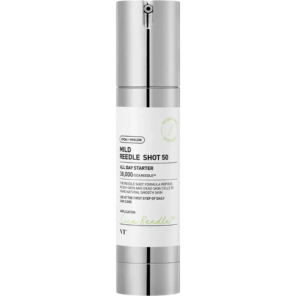 VT COSMETICS Reedle Shot 50 - Gesichtsserum mit Centella Asiatica Extrakt und Niacinamid zur Reduzierung von Entzündungen und zur Aufrechterhaltung der Hautschutzbarriere - 50 ml