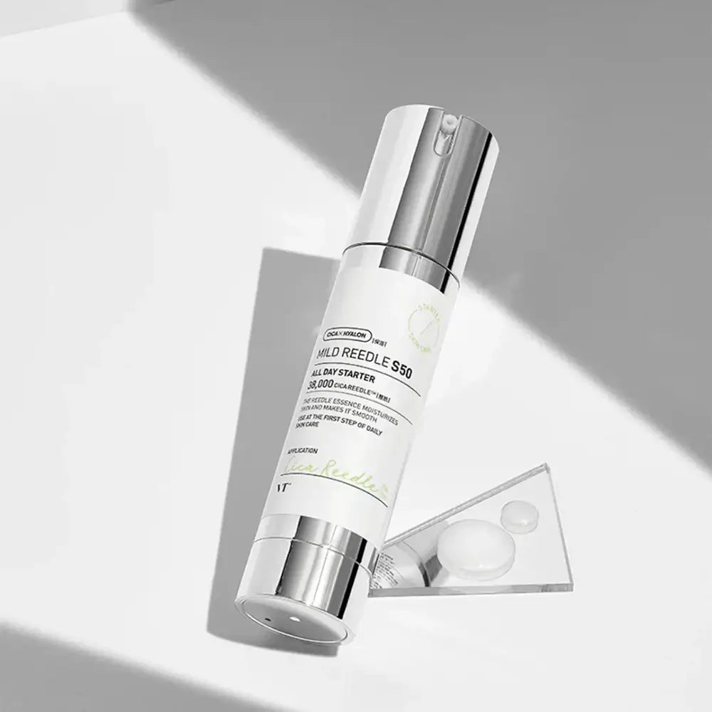 VT COSMETICS Reedle Shot 50 - Gesichtsserum mit Centella Asiatica Extrakt und Niacinamid zur Reduzierung von Entzündungen und zur Aufrechterhaltung der Hautschutzbarriere - 50 ml