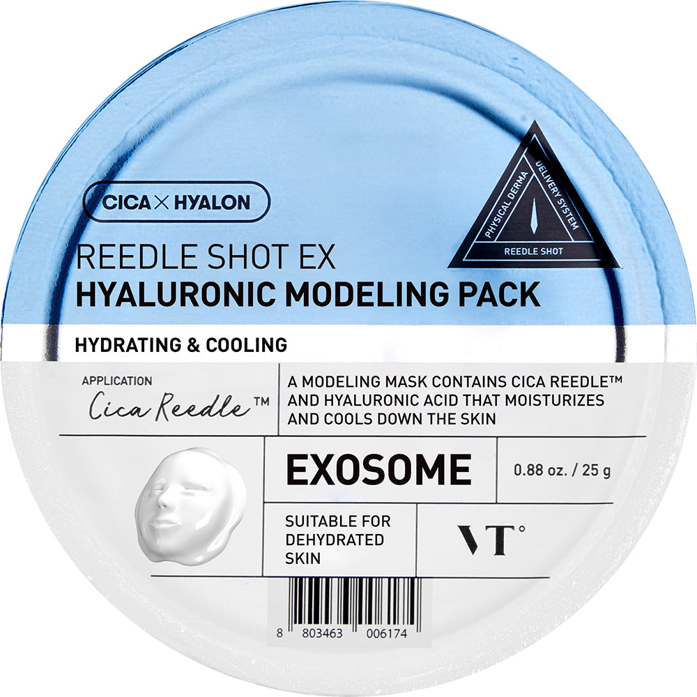 VT COSMETICS Reedle Shot Ex Hyaluronic Modeling Pack - Gesichtsmaske mit Hyaluronsäure und Aloe Vera Extrakt