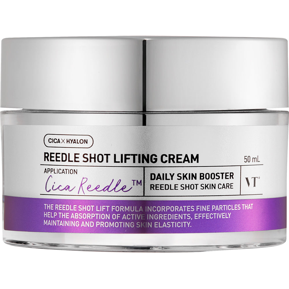 VT COSMETICS Reedle Shot Lifting Cream - Lifting-Gesichtscreme mit Hyaluronsäure und Centella Asiatica Extrakt für Feuchtigkeit und Hautkomfort - 50 ml
