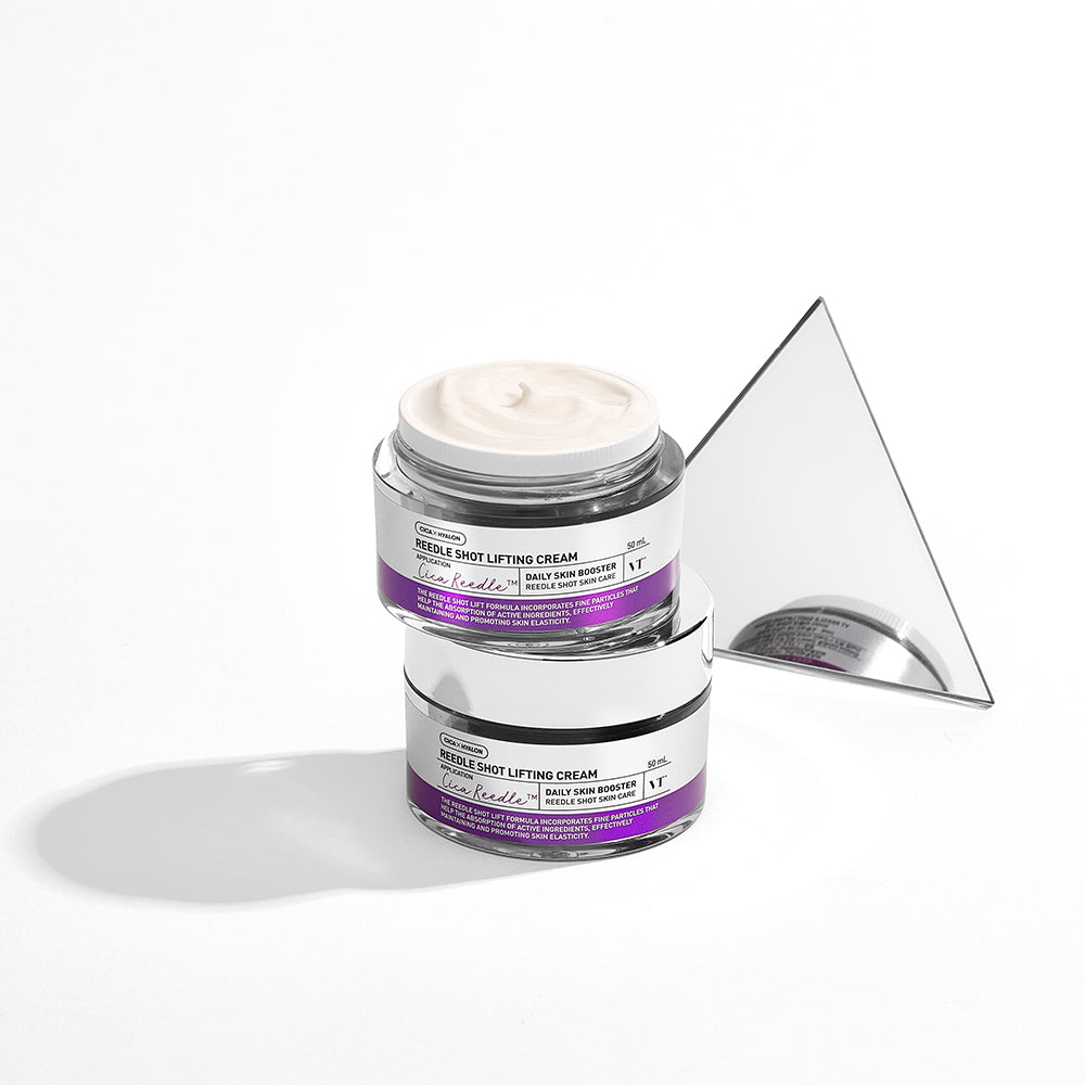 VT COSMETICS Reedle Shot Lifting Cream - Lifting-Gesichtscreme mit Hyaluronsäure und Centella Asiatica Extrakt für Feuchtigkeit und Hautkomfort - 50 ml