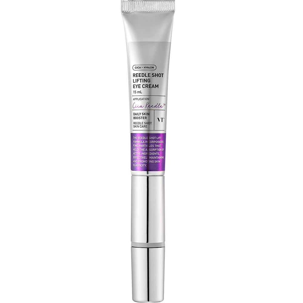 VT COSMETICS Reedle Shot Lifting Eye Cream - Lifting-Augencreme mit Hyaluronsäure und Centella Asiatica Extrakt für Feuchtigkeit und Komfort der Augenpartie - 15 ml