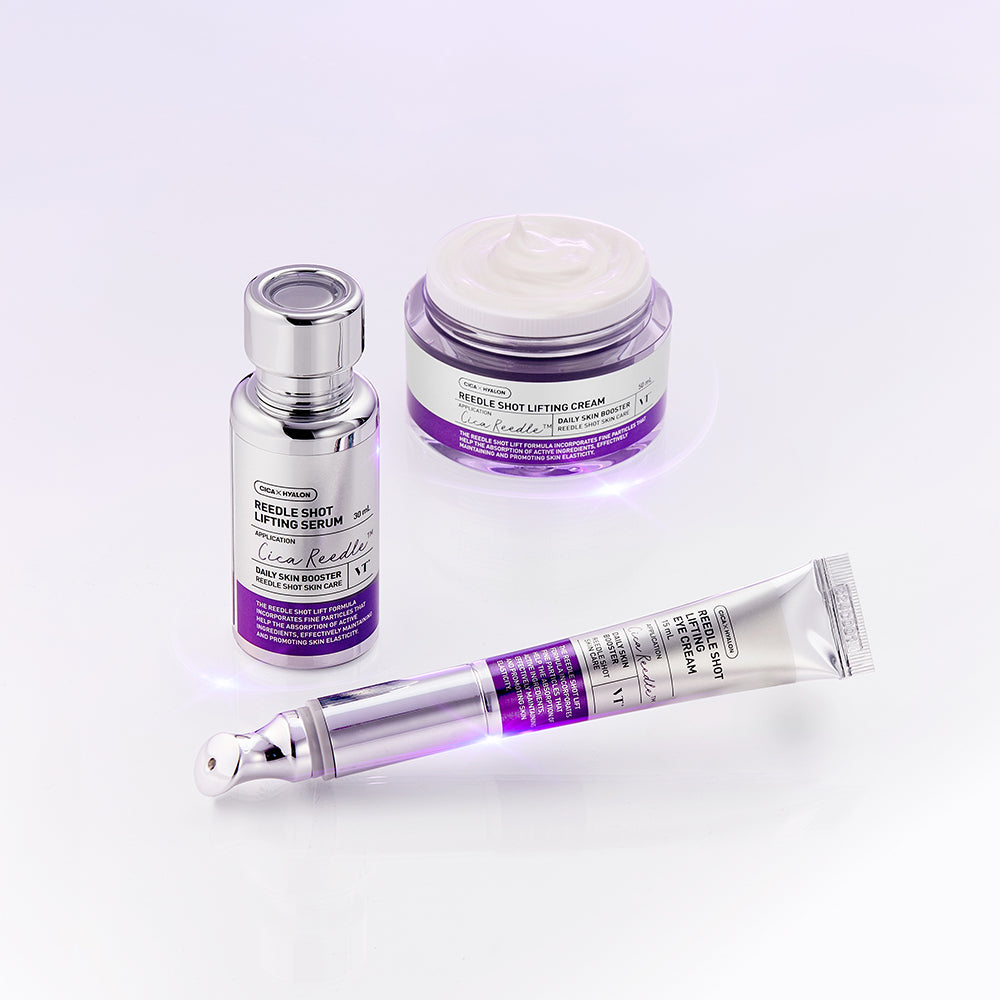 VT COSMETICS Reedle Shot Lifting Serum - Lifting-Serum mit 9 Peptidkomplex und Hyaluronsäure, für Festigkeit und Feuchtigkeit - 30 ml