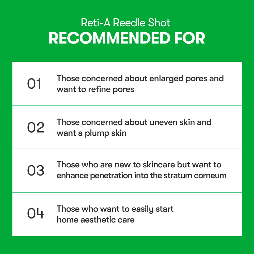VT COSMETICS Reti-A Reedle Shot 100 - Serum für das Gesicht mit Retinol und Hyaluronsäure, das zur Verfeinerung der Hauttextur und zur Unterstützung der sichtbaren Erneuerung beiträgt - 50 ml