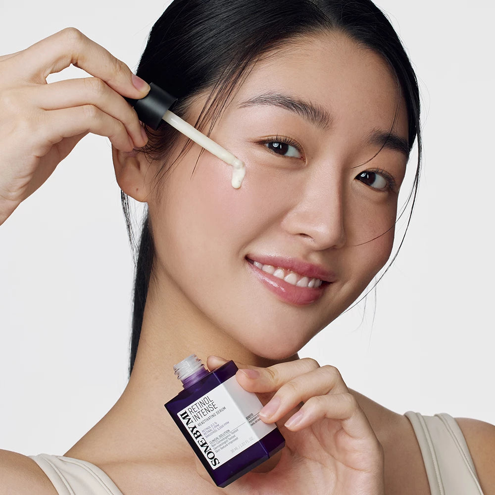 SOME BY MI Retinol Intense Reactivating Serum - Gesichtsserum mit Retinol und Niacinamid zur Tonverbesserung - 30 ml