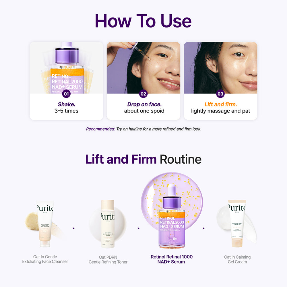 Retinol Retinal 2000 Nad+Serum Gesichtsserum 30 ml