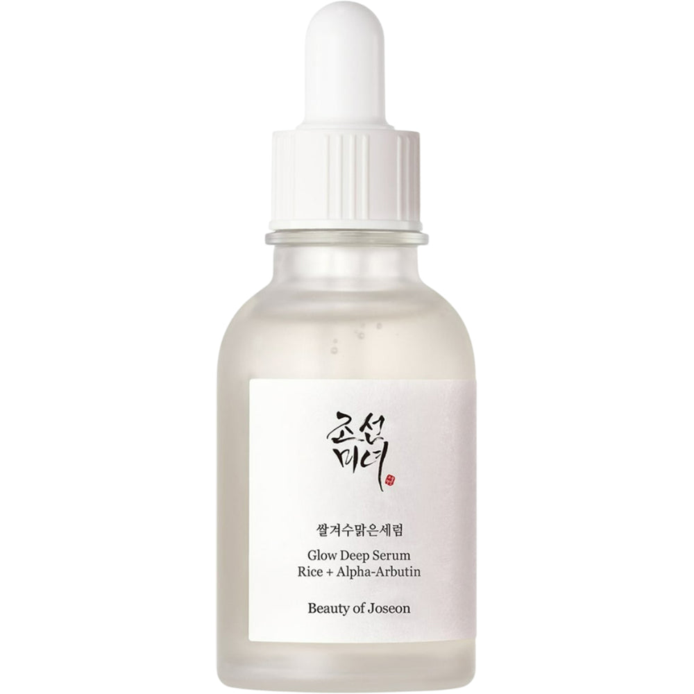 BEAUTY OF JOSEON Reis + Alpha-Arbutin Glow Deep Serum - Hautserum mit Alpha-Arbutin und Niacinamid, das zur Ausstrahlung und Gleichmäßigkeit des Hauttons beiträgt - 60 ml