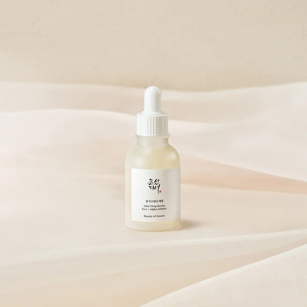 BEAUTY OF JOSEON Reis + Alpha-Arbutin Glow Deep Serum - Hautserum mit Alpha-Arbutin und Niacinamid, das zur Ausstrahlung und Gleichmäßigkeit des Hauttons beiträgt - 60 ml