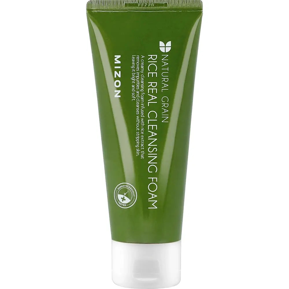 MIZON Rice Real Cleansing Foam - Reinigungsschaum mit Reiskleiepulver und Papaya-Fruchtextrakt - 150 ml