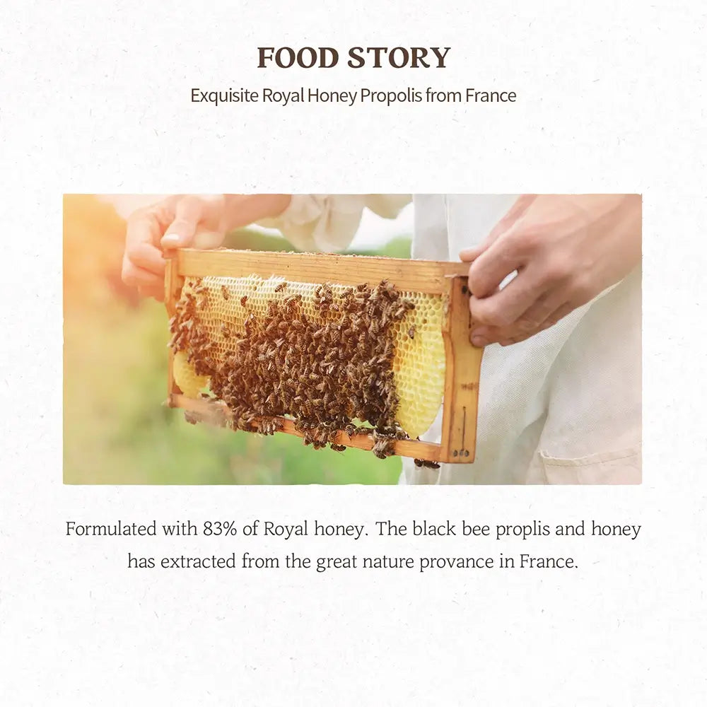 SKINFOOD Royal Honey Propolis Feuchtigkeitscreme für das Gesicht – Tiefe Feuchtigkeit und intensiver Schutz, 63 ml