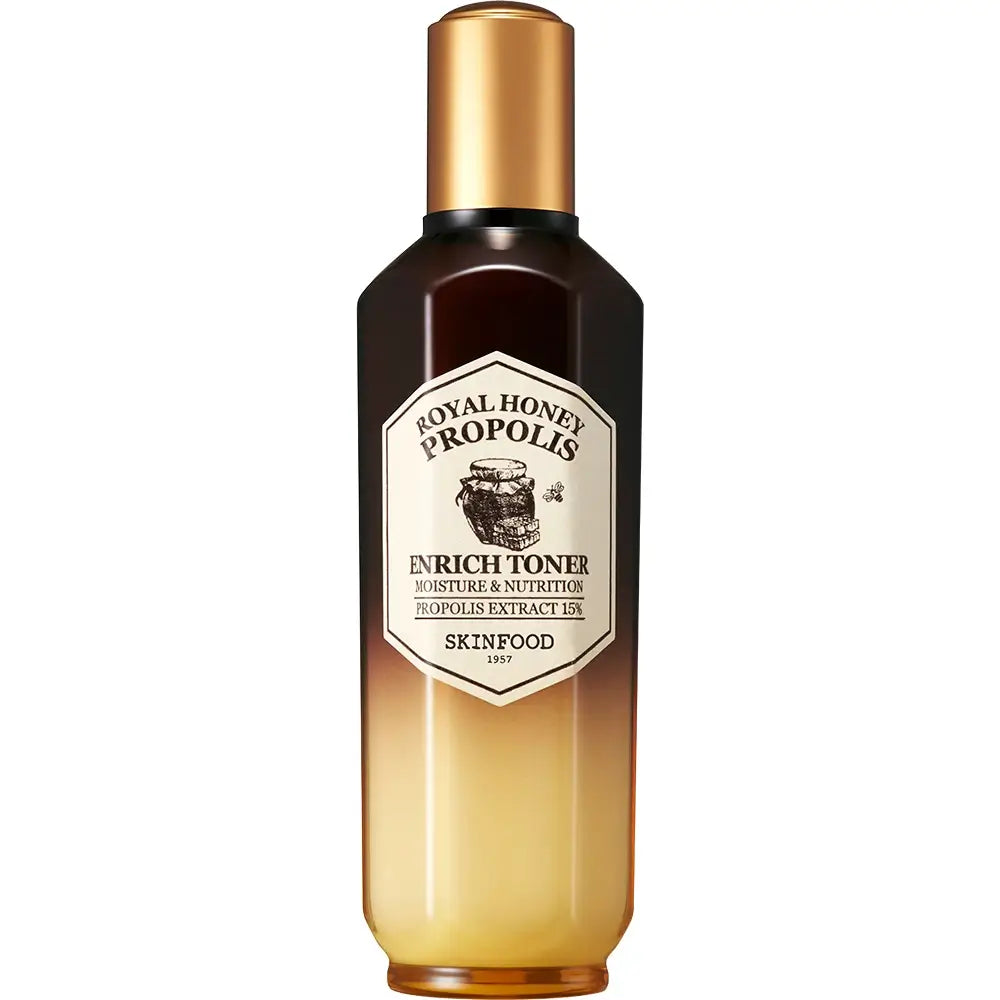 SKINFOOD Royal Honey Propolis Toner - Intensive Feuchtigkeitsspendend & Natürlicher Glanz, 160 ml