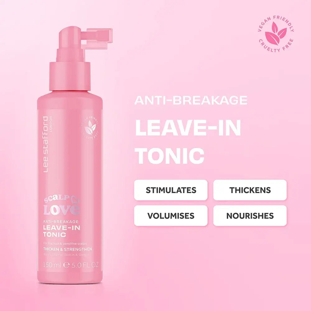 LEE STAFFORD Scalp Love Anti-Breakage Leave-in Tonic - Tonikum mit Koffein und Biotin für feines Haar und empfindliche Kopfhaut - 150 ml