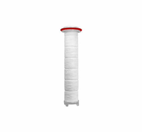 POSEION Sedimentfilter - Polypropylen-Ersatzfilter für Duschkopf BT100, 4 Stück