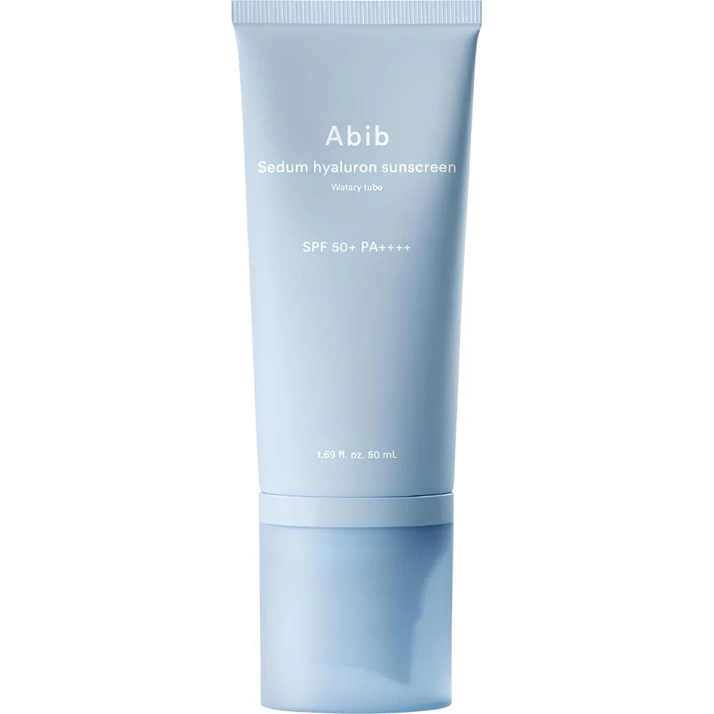 ABIB Sedum Hyaluron Sonnencreme Watery Tube Gesichtscreme - Schutz und Feuchtigkeit, 50 ml