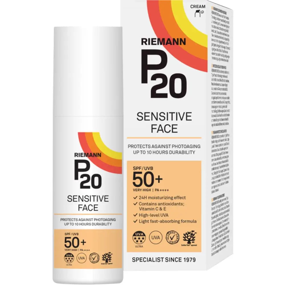 RIEMANN P20 Sensitive Gesichtscreme SPF 50