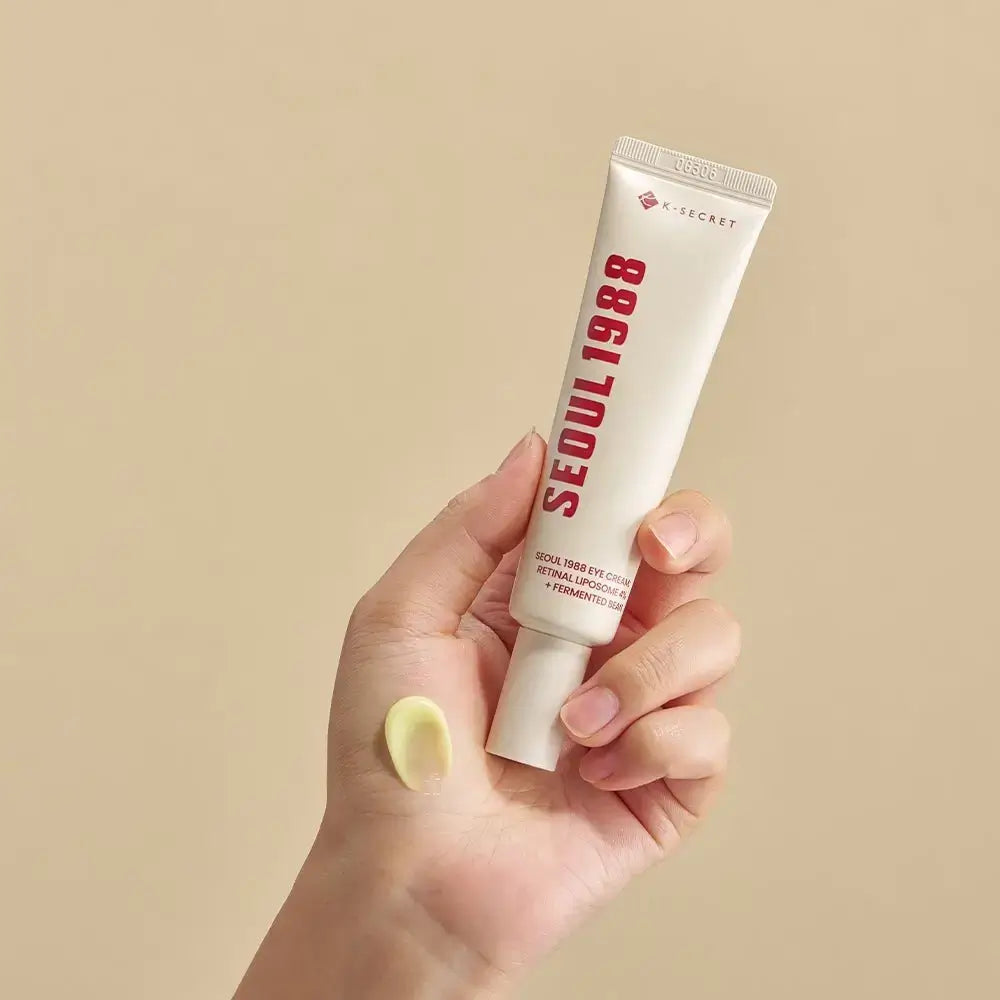 KSECRET Seoul 1988 Augencreme, Retinal-Liposom 4% + fermentierte Bohne Augencreme - Falten und Pigmentierung, 30 ml