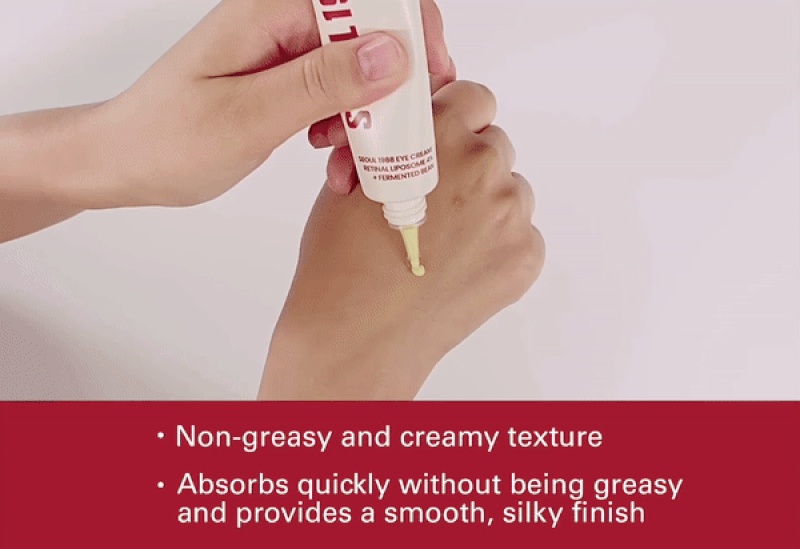 KSECRET Seoul 1988 Augencreme, Retinal-Liposom 4% + fermentierte Bohne Augencreme - Falten und Pigmentierung, 30 ml