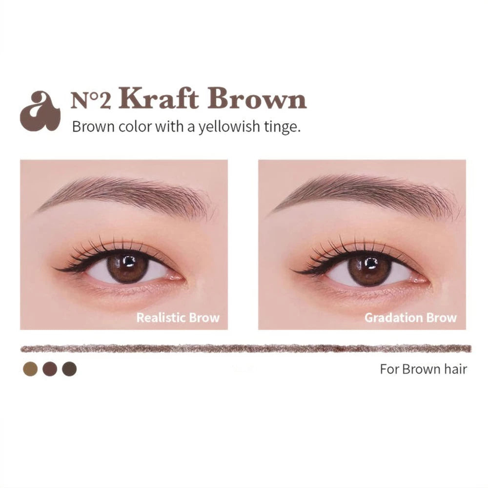 UNLEASHIA Shaper Defining Eyebrow Pencil - No. 2 Kraft Brown