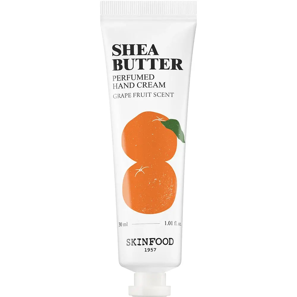 SKINFOOD Sheabutter Handcreme Grapefruit - Erfrischende Feuchtigkeit & Geschmeidigkeit, 30 ml