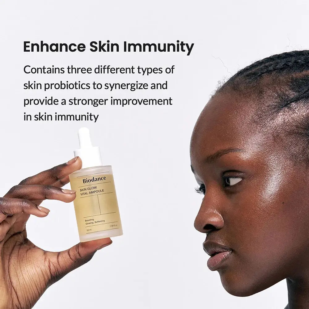 Biodance Skin Glow Ser Vital - Probiotika und Hyaluronsäure für Feuchtigkeit und Ausstrahlung, 50 ml