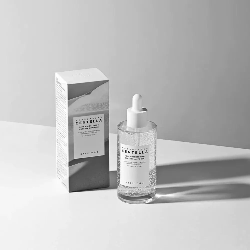 Anwendung des Brightening Serums auf der Haut