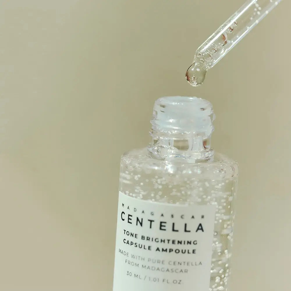 Anwendung des Serums bei Pigmentflecken