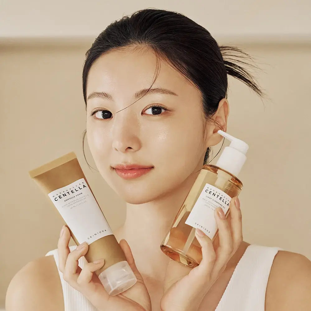 Anwendung der Double Cleansing Methode