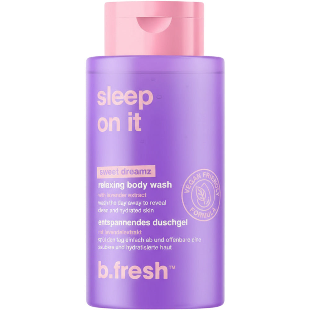 B.fresh Sleep On It - Duschgel mit Hyaluronsäure und Lavendel zur Hydratisierung und Pflege der Haut - 473 ml