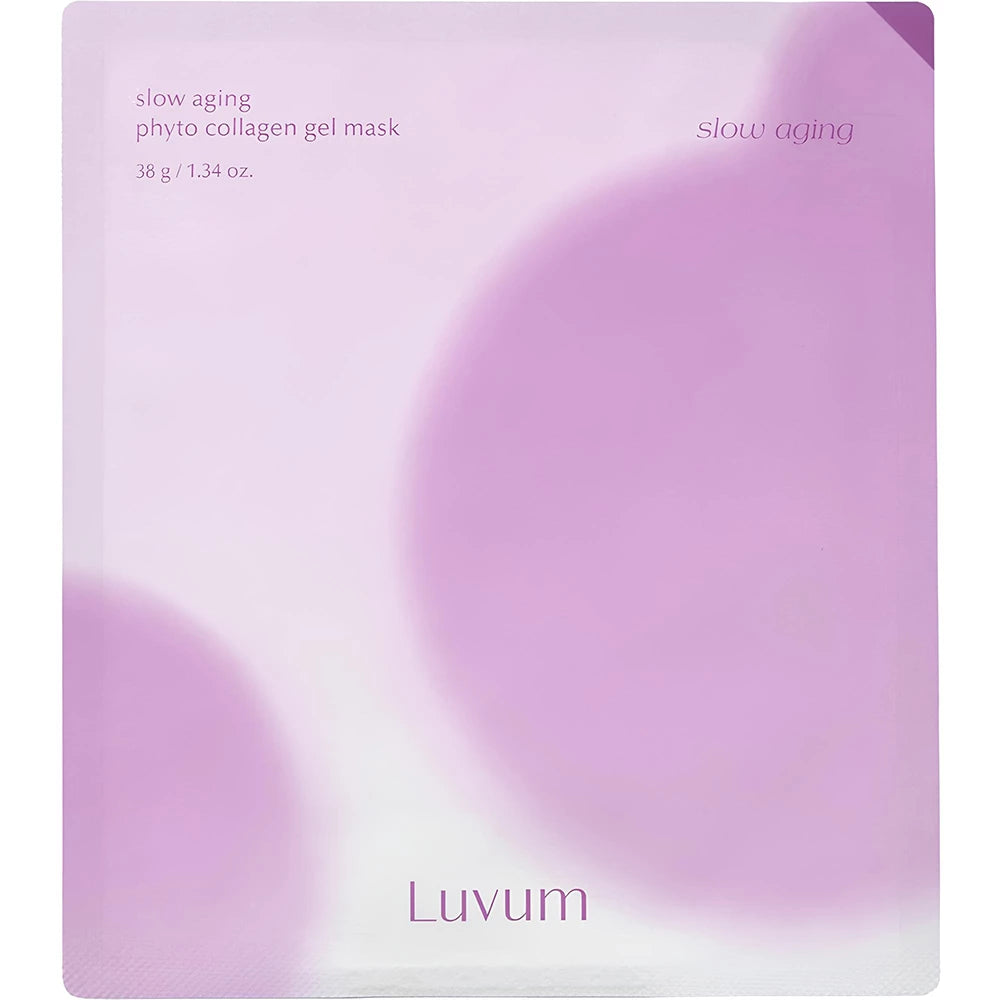 LUVUM Slow Aging Phyto Collagen Gel Mask - Gesichtsmaske mit Avocado-Phytocollagen und Peptiden zur Hautfeuchtigkeit und für Hautkomfort - 38 g