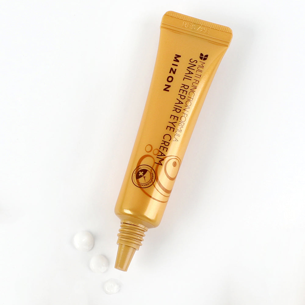 MIZON Schneckenreparatur Augencreme - Augencreme mit Schneckensekretfiltrat und Niacinamid, die zur Hautfeuchtigkeit, Aufhellung und Reduzierung feiner Linien beiträgt - 15 ml