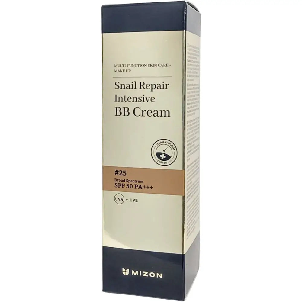 MIZON Snail Repair Intensive BB Cream #25 SPF 50 PA+++ - BB-Creme mit Schneckenschleim für einen ebenmäßigen und strahlenden Teint, 20 ml