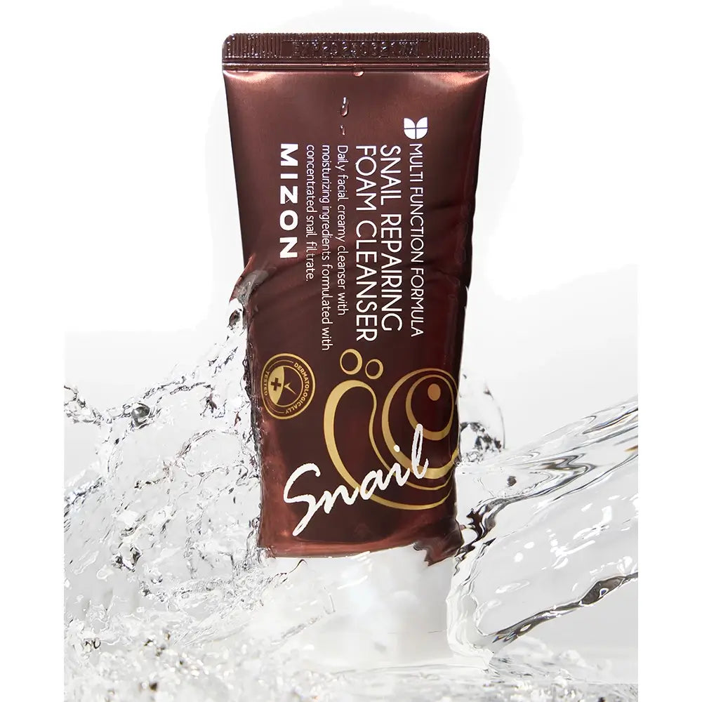 MIZON Snail Repairing Foam Cleanser Reinigungsschaum - Regeneration und Aufhellung, 60 ml