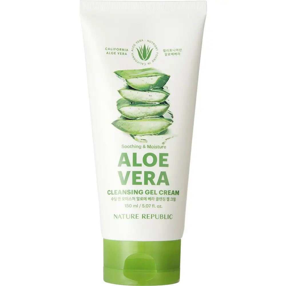 NATURE REPUBLIC Soothing and Moisture Aloe Vera Cleansing Gel Cream