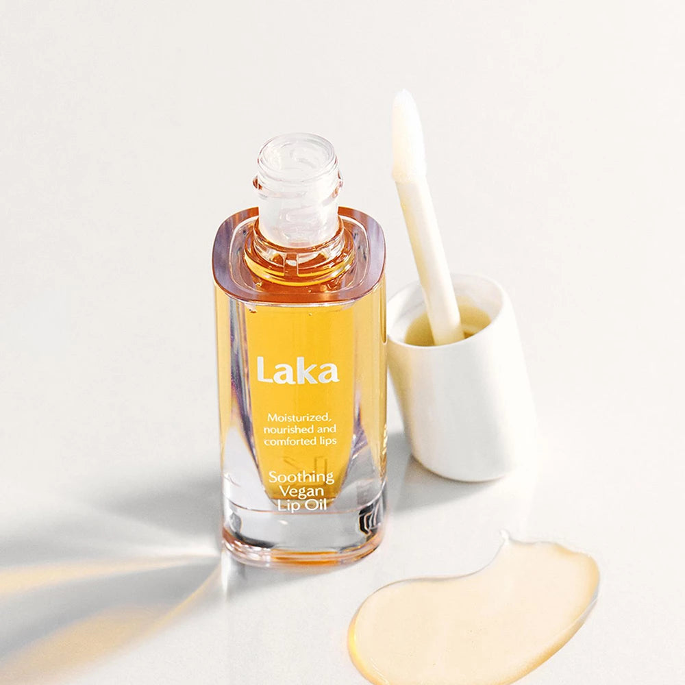LAKA Soothing Vegan Lip Oil - Nourishing Yellow