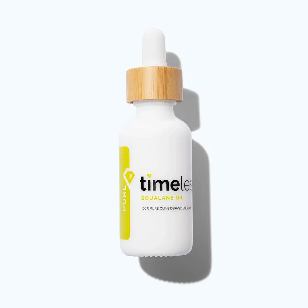 Timeless Skin Care Pure Line Gesichtsöl 100% Squalane - Tiefenfeuchtigkeit und antioxidativer Schutz, 30 ml