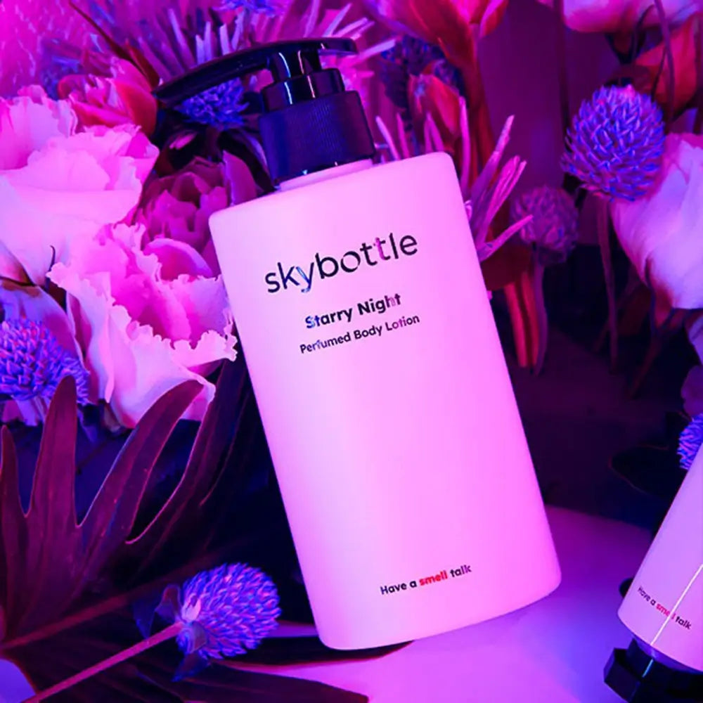 Skybottle Starry Night parfümierte Körperlotion - Intensive Feuchtigkeitspflege und blumig-orientalischer Duft, 300 ml