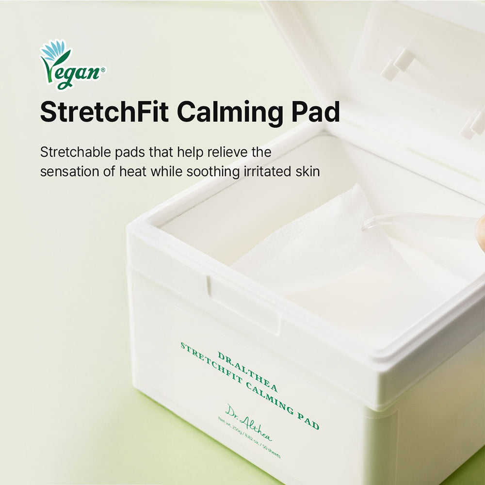 Stretchfit Beruhigendes Toner-Pad Gesichtspads 50 Stk.