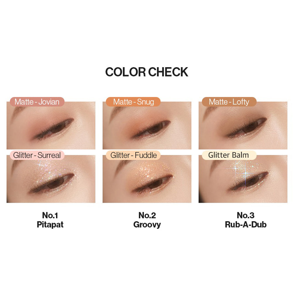 UNLEASHIA Tap Me Palette Duo - No.1 Pitapat