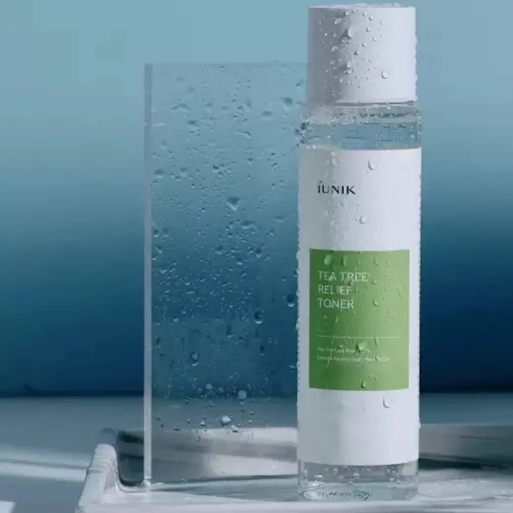 IUNIK Tea Tree Relief Toner - Gesichtswasser mit Teebaumblattwasser und Centella Asiatica-Blattwasser zur Beruhigung gereizter Haut und zur Aufrechterhaltung des Hautkomforts - 200 ml