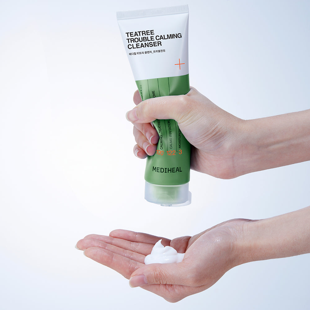 MEDIHEAL Teebaum-Reiniger zur Beruhigung bei Hautproblemen, 120 ml